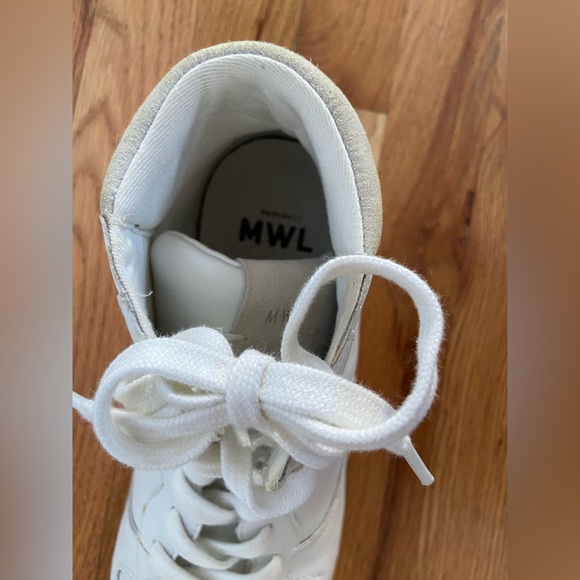 Madewell Court Hightop Sneakers in Neutral, Women’s Size 12 - Picture 10 of 12